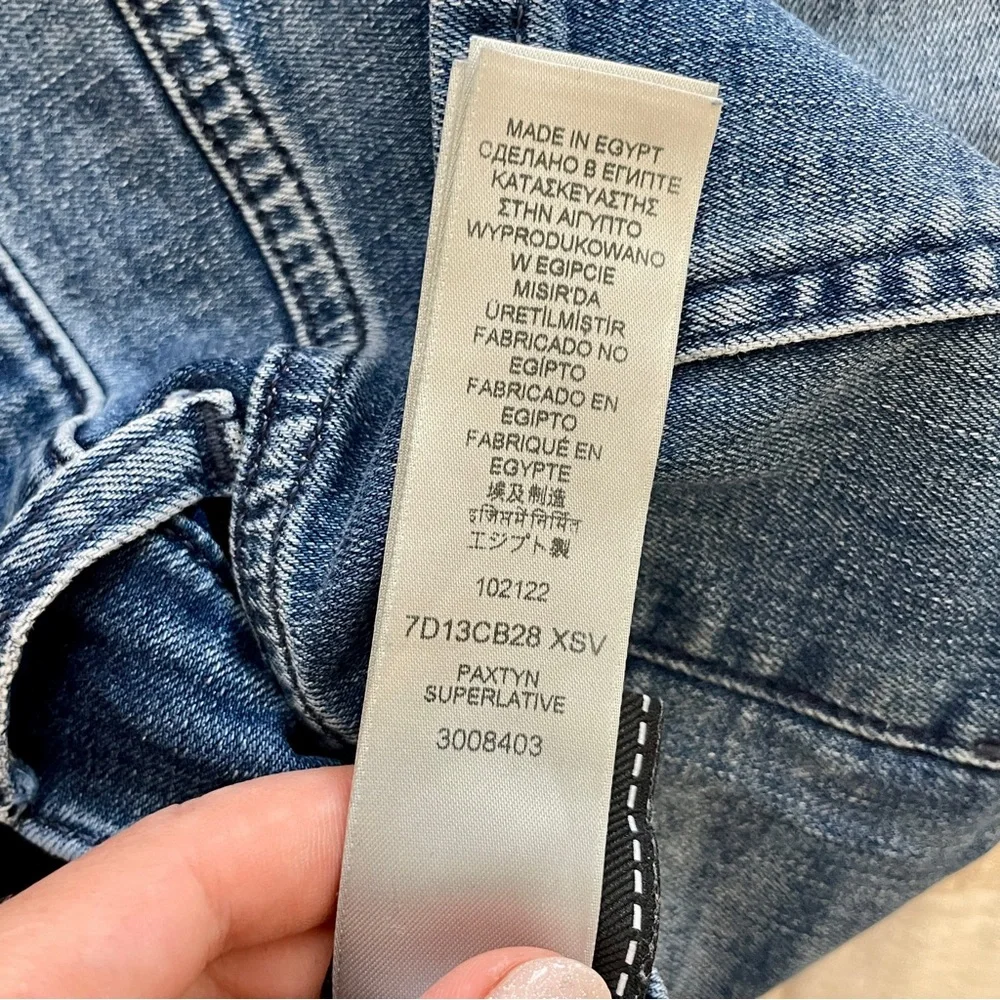 7 For All Mankind distressed all